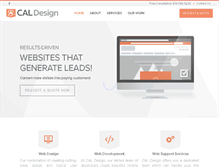 Tablet Screenshot of caldesigngroup.com